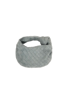 Серая замшевая сумка Bottega Veneta Jodie mini