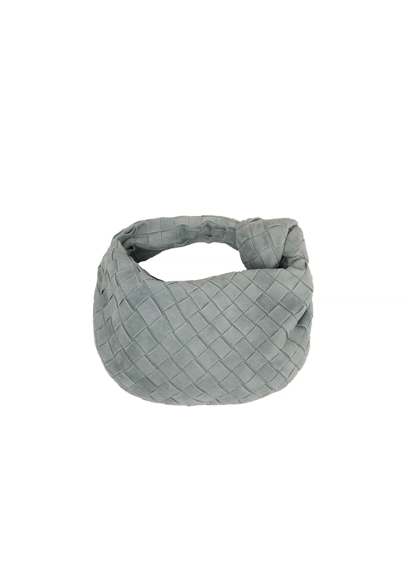 Серая замшевая сумка Bottega Veneta Jodie mini