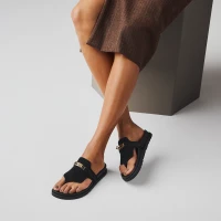 Кожаные сандалии Hermès с замком