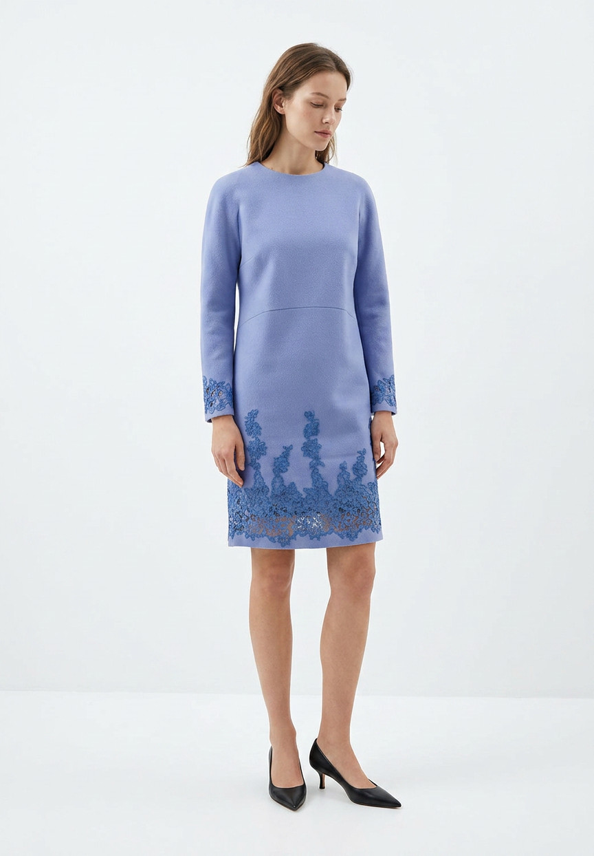 Голубое платье Ermanno Scervino