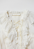 Белое хлопковое платье Chloé