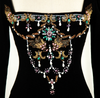 Бархатное платье Oscar de la Renta