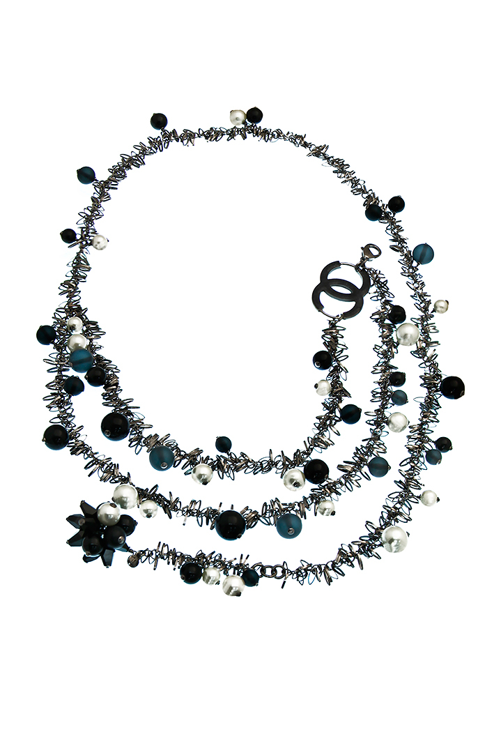 Колье-пояс Chanel с логотипом