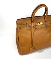 Сумка Hermès HAC Birkin 45 Gold Liegee