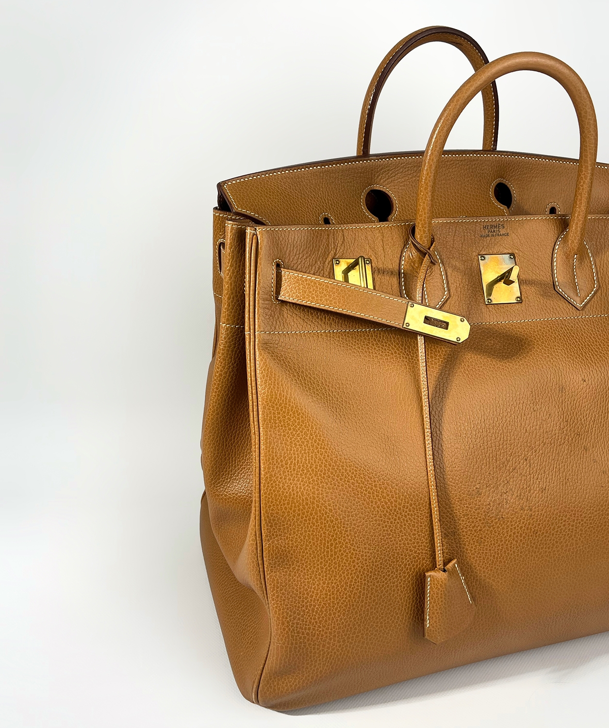 Сумка Hermès HAC Birkin 45 Gold Liegee