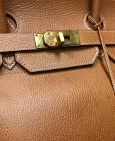 Сумка Hermès HAC Birkin 45 Gold Liegee