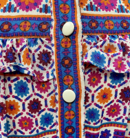 Цветочное платье Saint Laurent