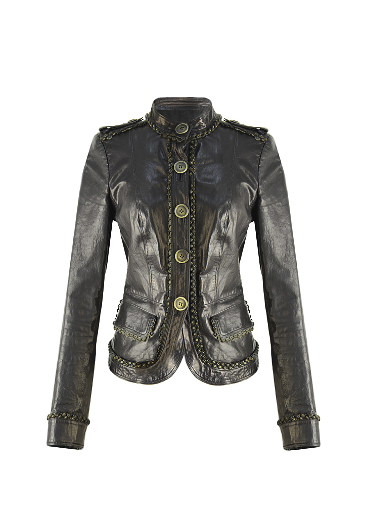 Кожаная куртка Burberry