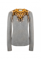 Шерстяной свитер Gucci Tiger Intarsia
