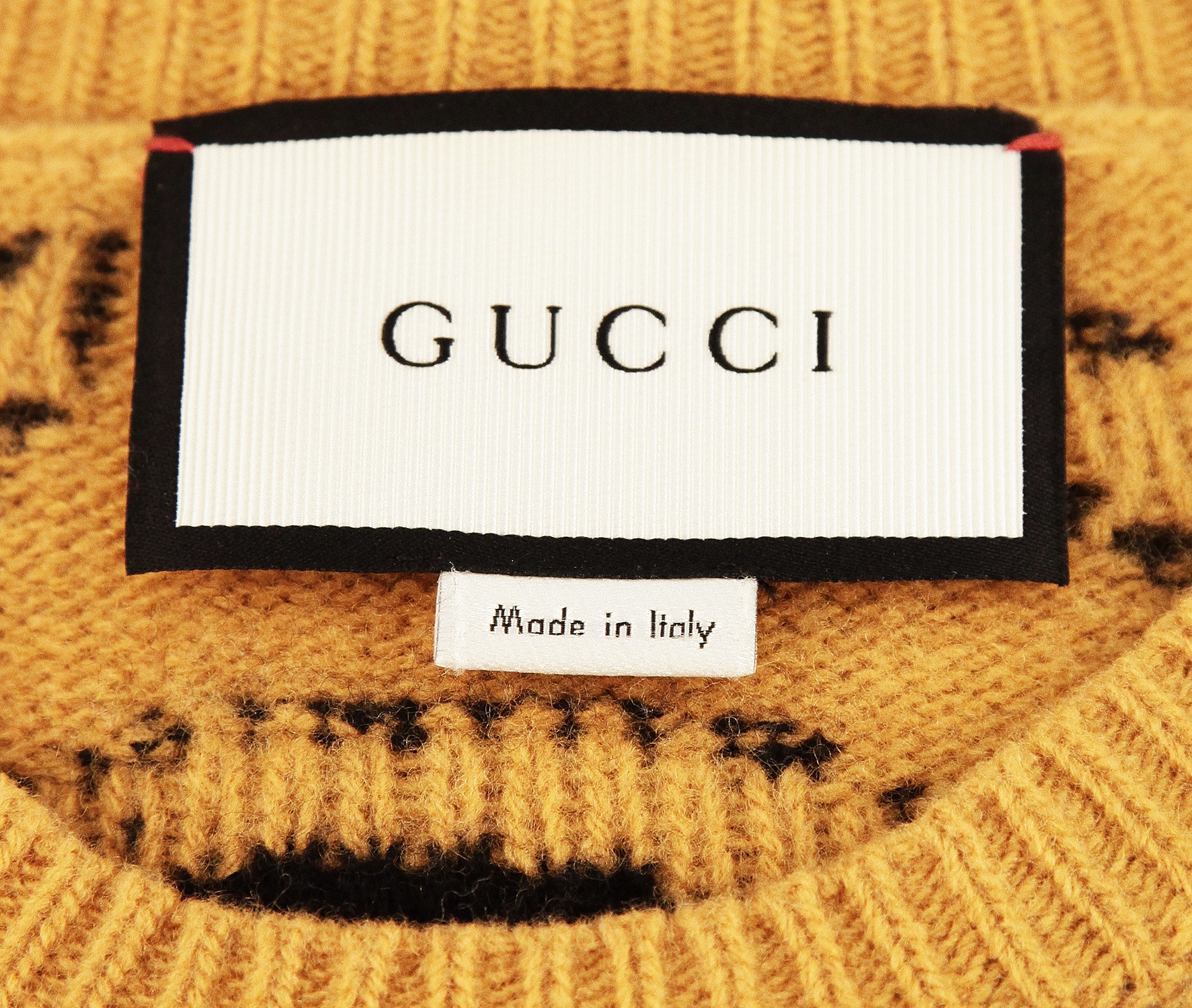 Шерстяной свитер Gucci Tiger Intarsia