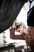 Крупные клипсы Chanel