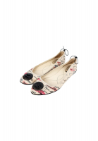 Балетки Chanel с логотипами