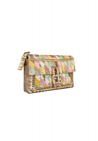 Сумка Fendi Baguette Oversize из кожи змеи
