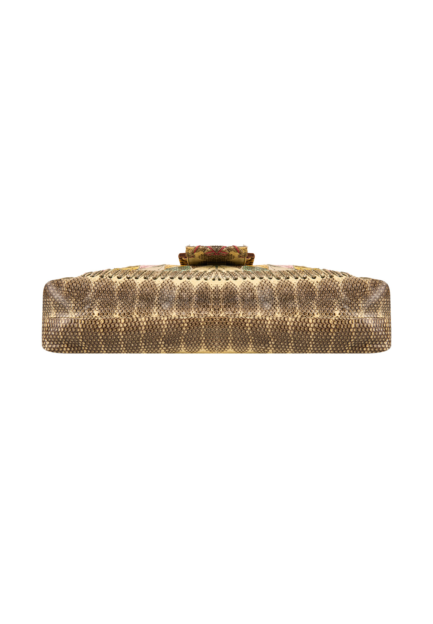 Сумка Fendi Baguette Oversize из кожи змеи