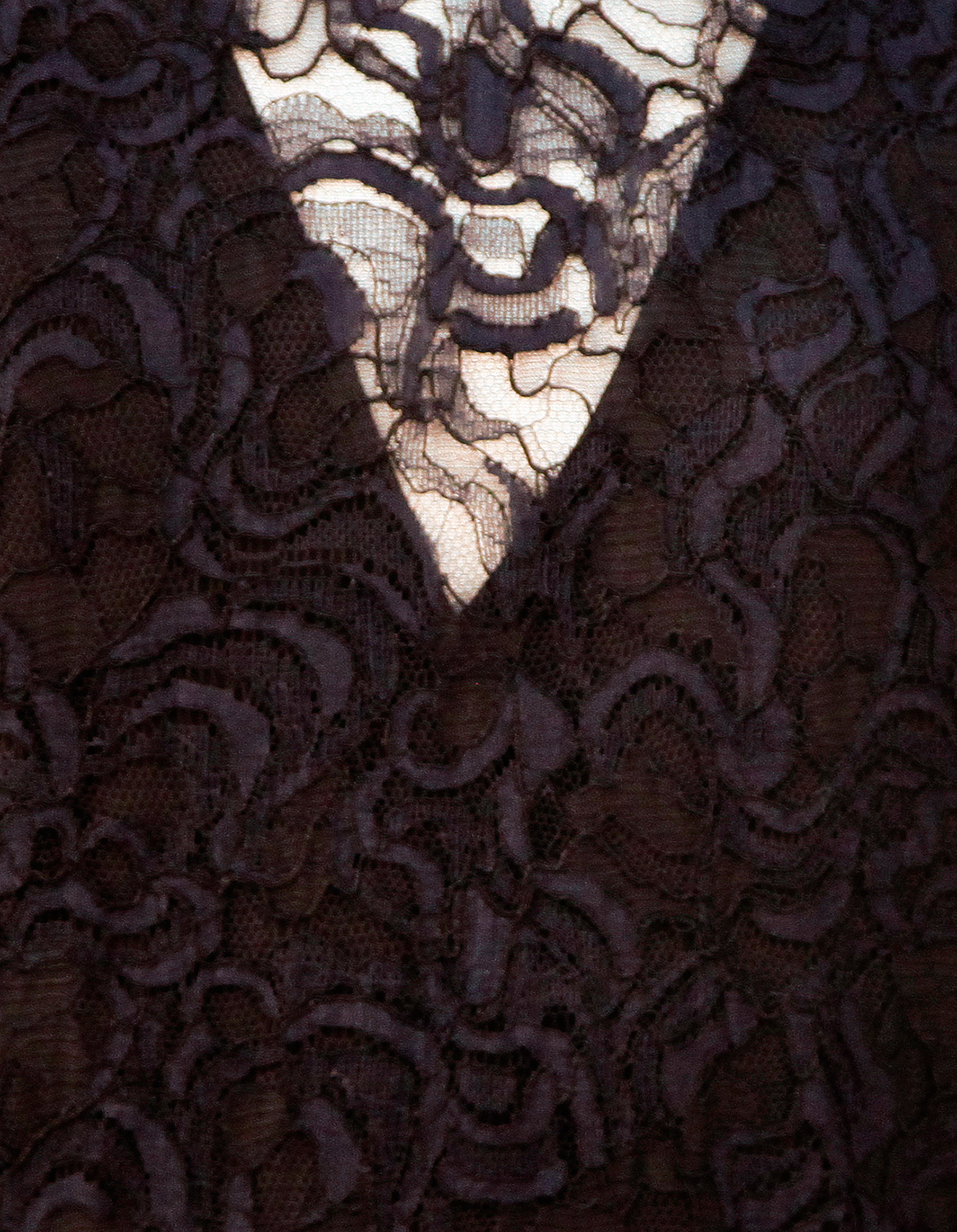 Черное кружевное платье Christian Dior