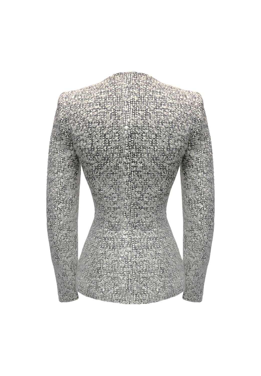 Серый жакет Balenciaga