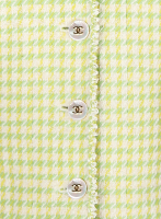 Твидовый жакет Chanel в салатовых тонах