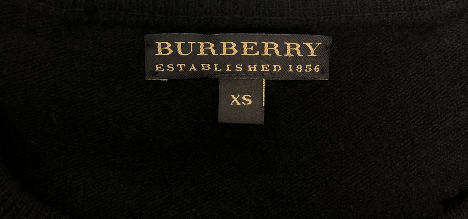 Черный Свитер Burberry