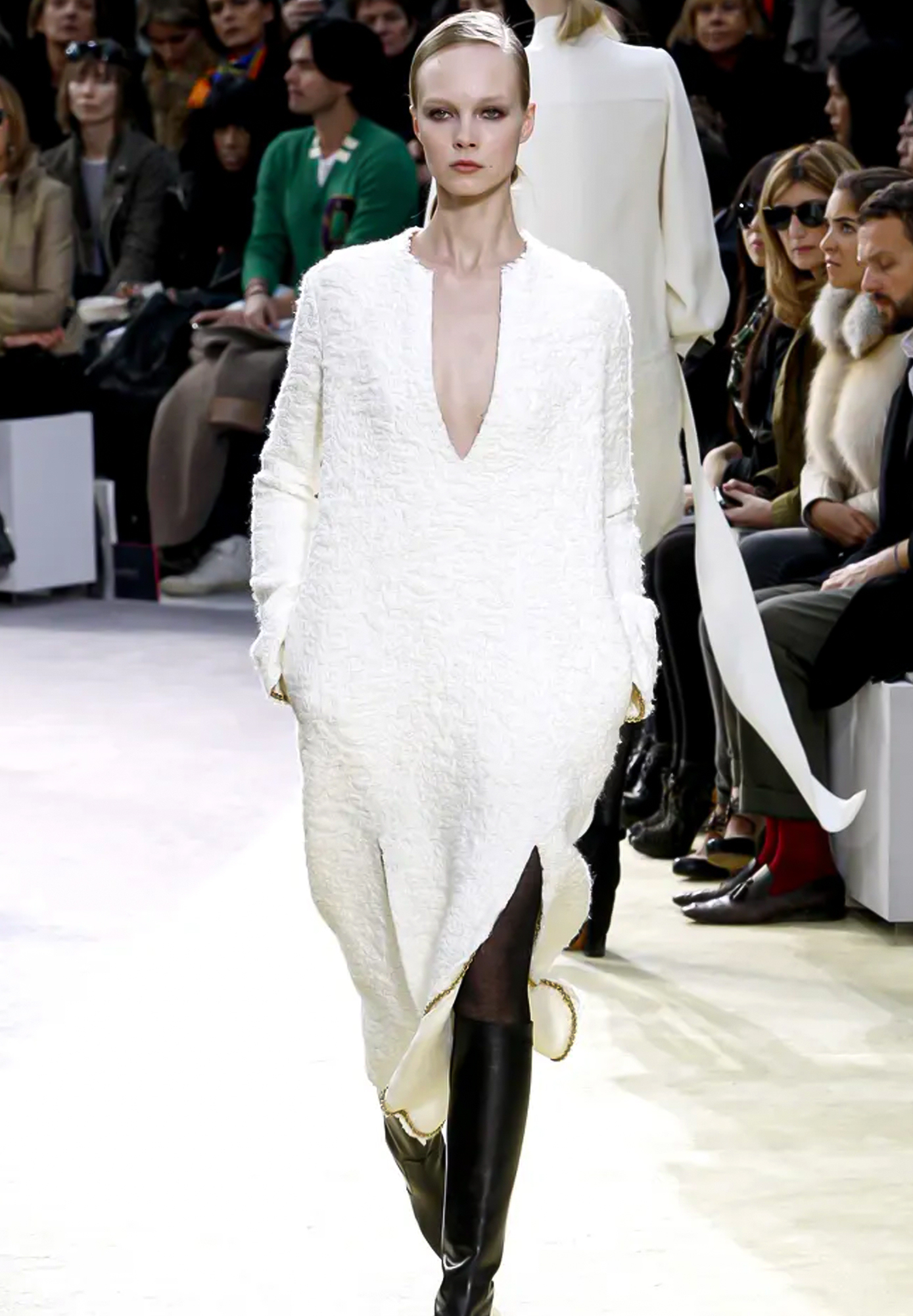 Платье Céline с цепочками