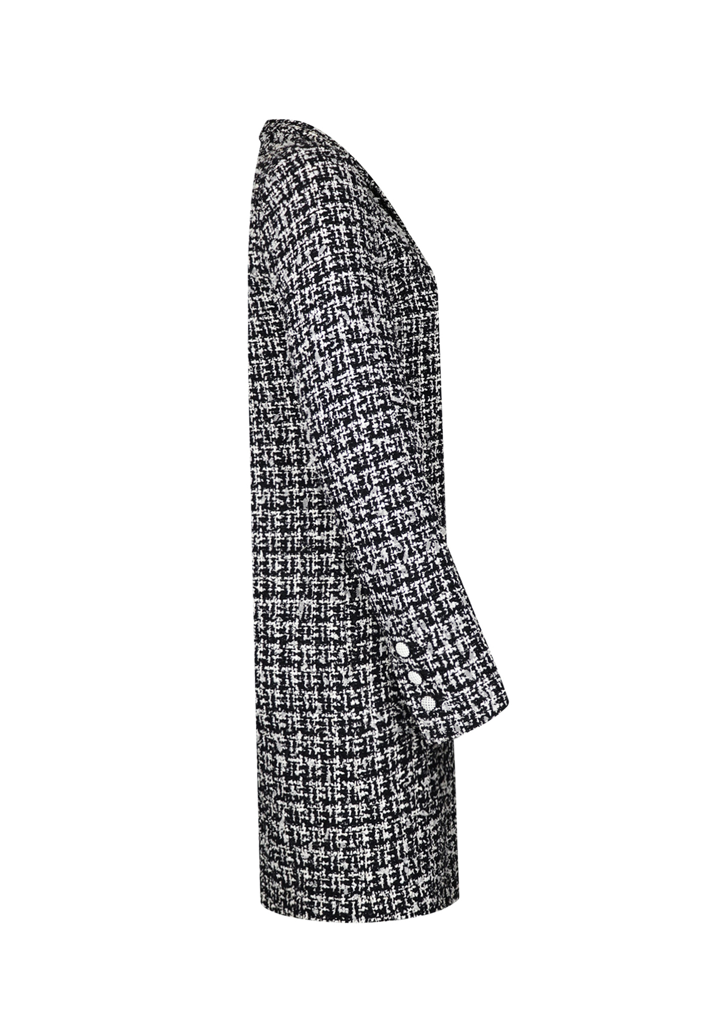 Удлиненный жакет Chanel в клетку