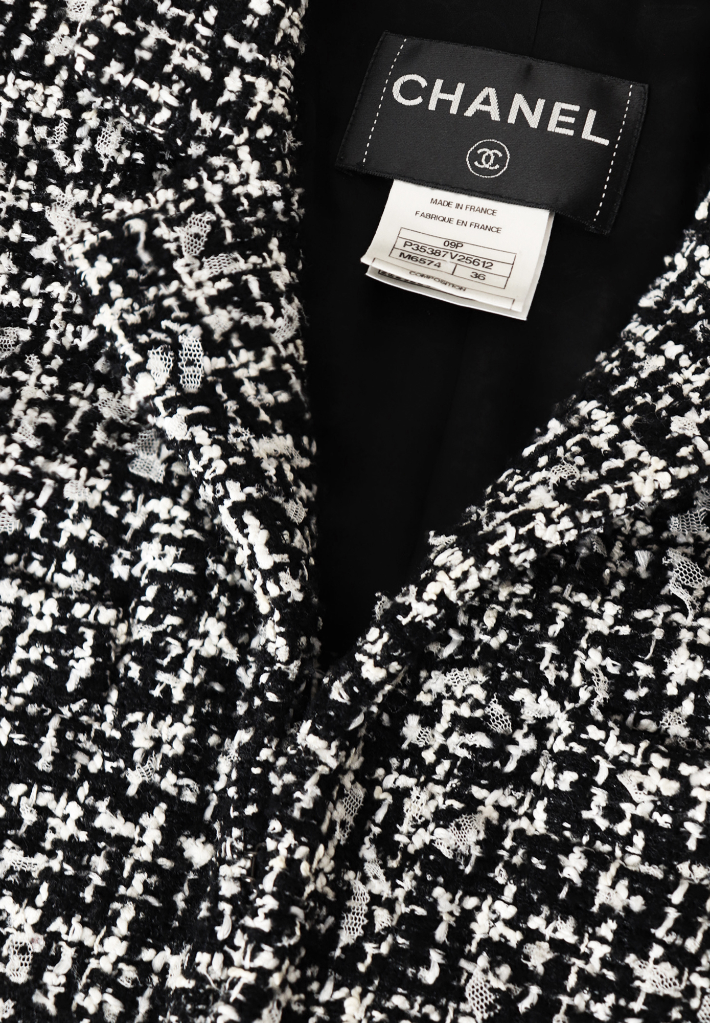 Удлиненный жакет Chanel в клетку