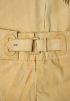 Замшевая юбка Hermès с бахромой