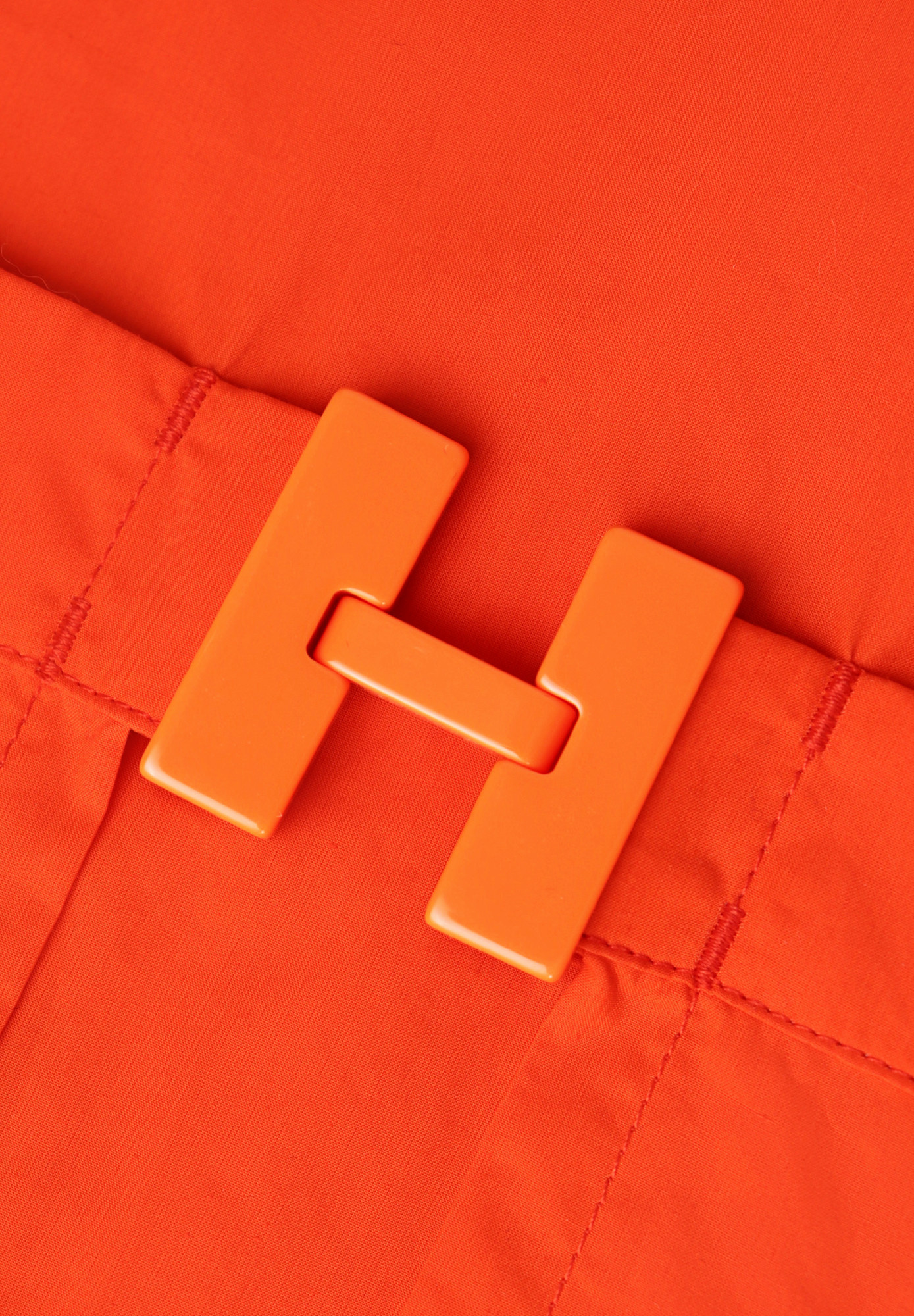 Оранжевое платье Hermès