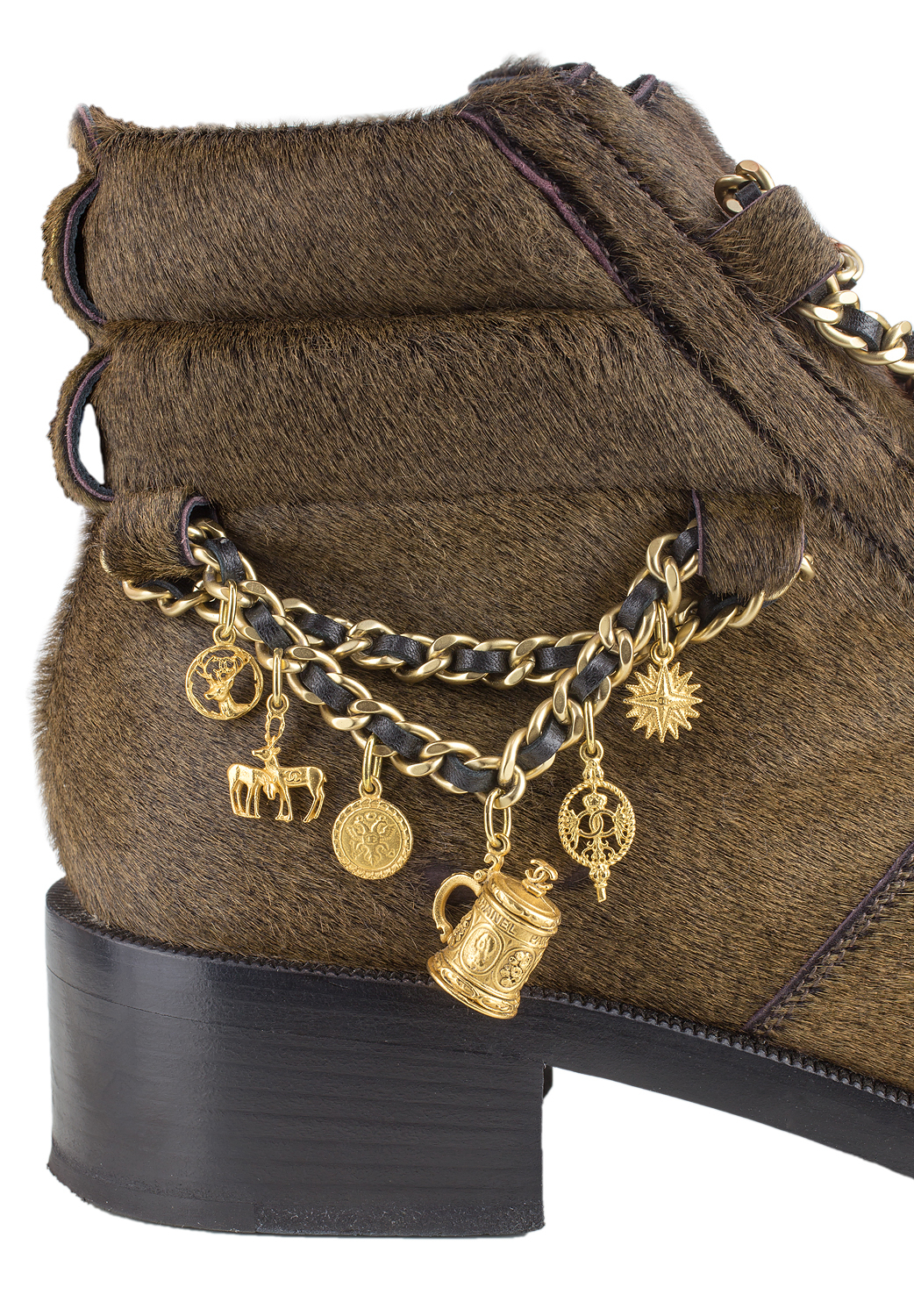 Ботинки Chanel с подвесками