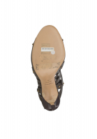 Коричневые плетеные сандали Tom Ford