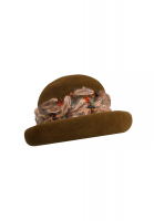 Коричневая шляпа Christian Dior