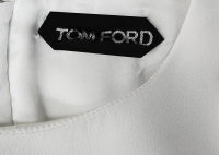 Белое платье Tom Ford