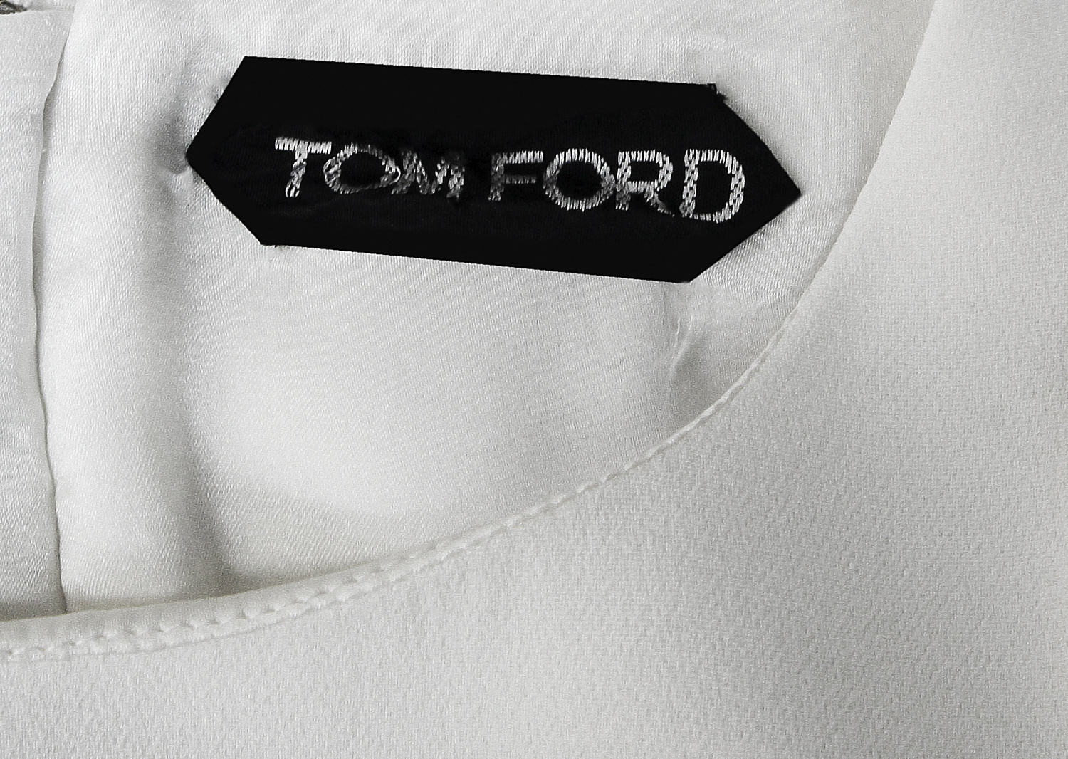 Белое платье Tom Ford