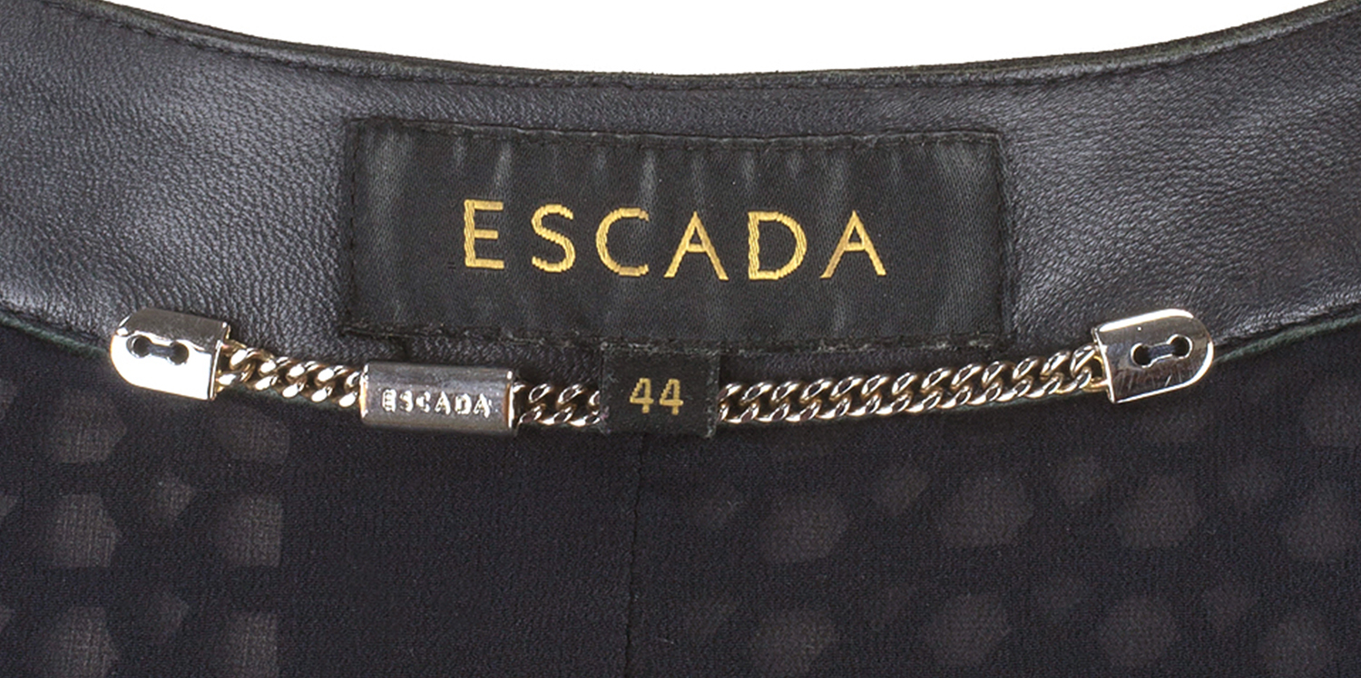 Кожаная куртка Escada