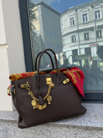 Сумка Hermès Birkin 40 Chocolate Togo