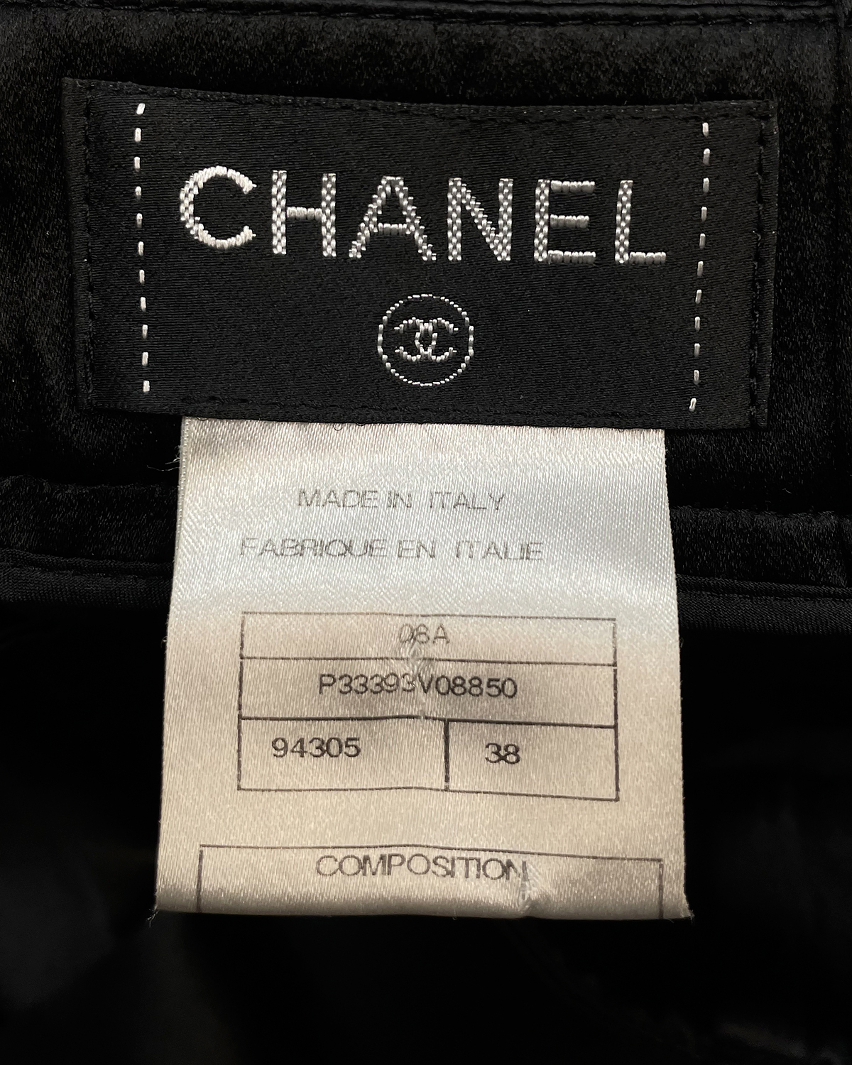 Черные брюки Chanel