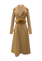 Бежевое пальто Céline