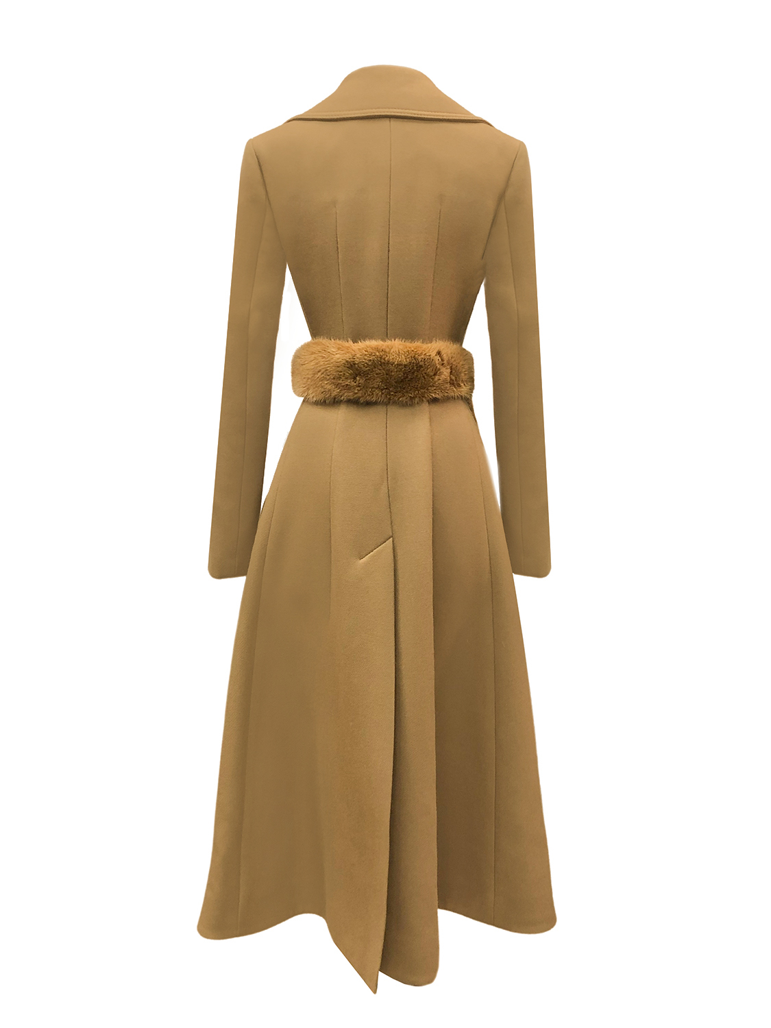 Бежевое пальто Céline