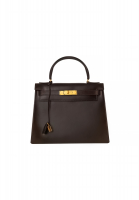 Сумка Hermès Kelly 28 Chocolate Box Sellier
