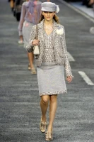 Твидовая юбка Chanel с бахромой