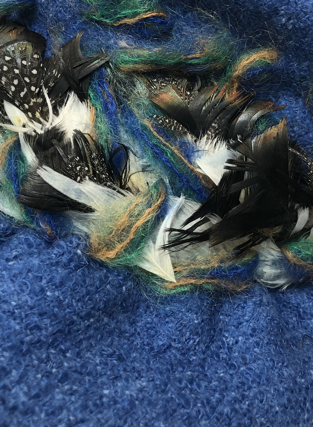 Синяя шляпа Christian Dior