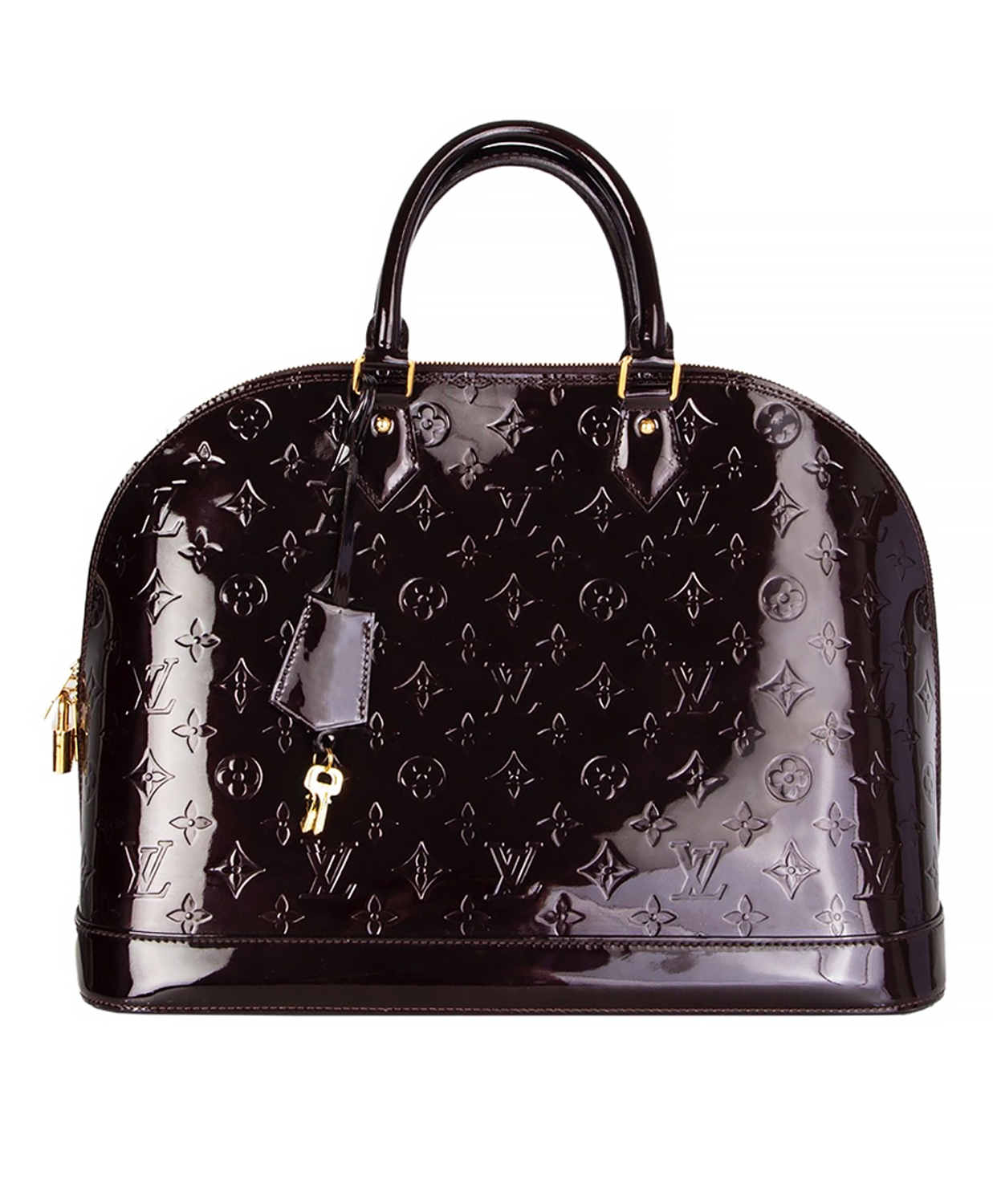 Лаковая сумка Louis Vuitton Alma MM