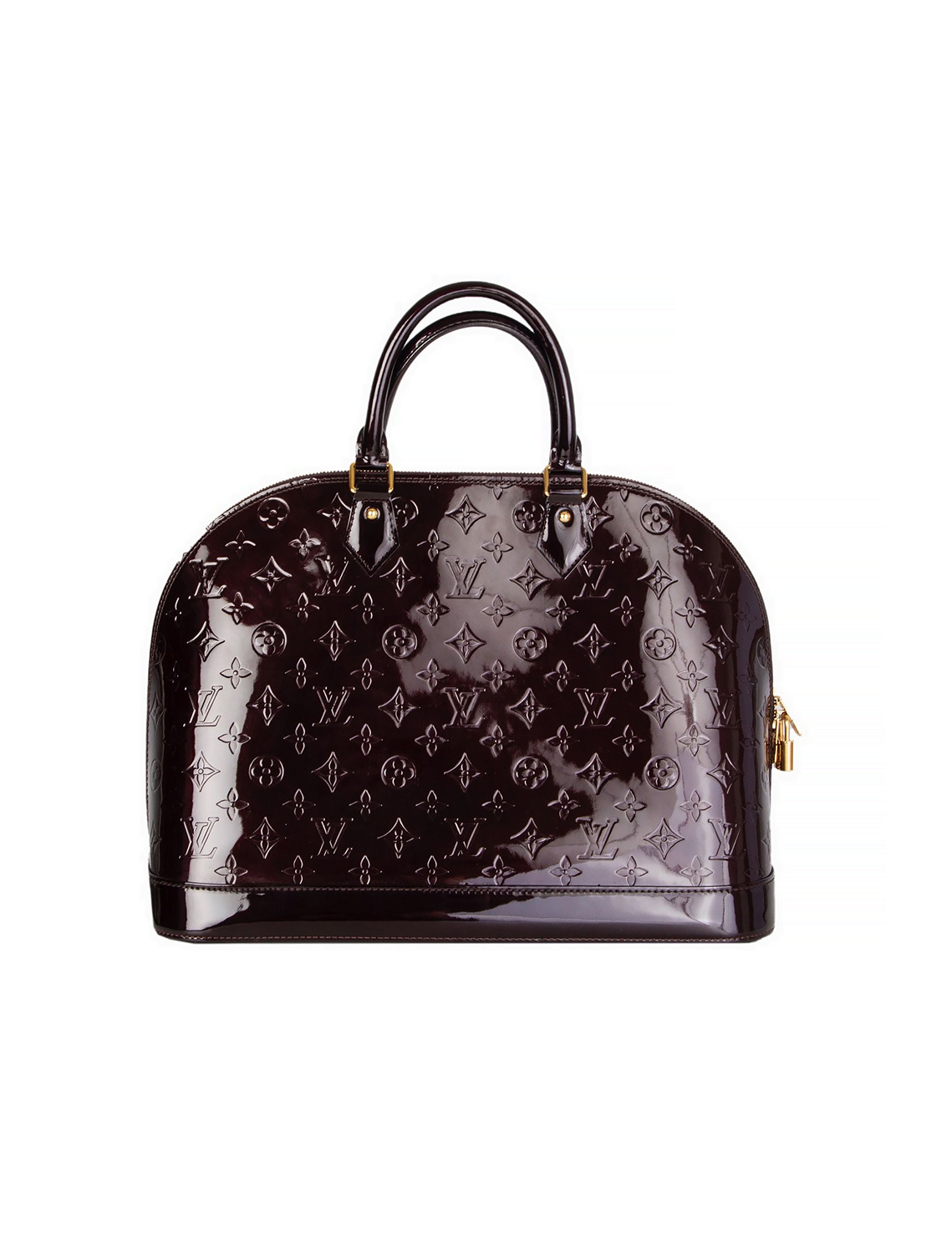 Лаковая сумка Louis Vuitton Alma MM