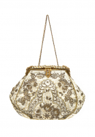 Бисерная сумочка с кристаллами