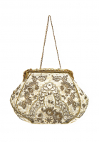 Бисерная сумочка с кристаллами