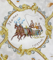 Шелковый платок Hermès Plumes et Grelots