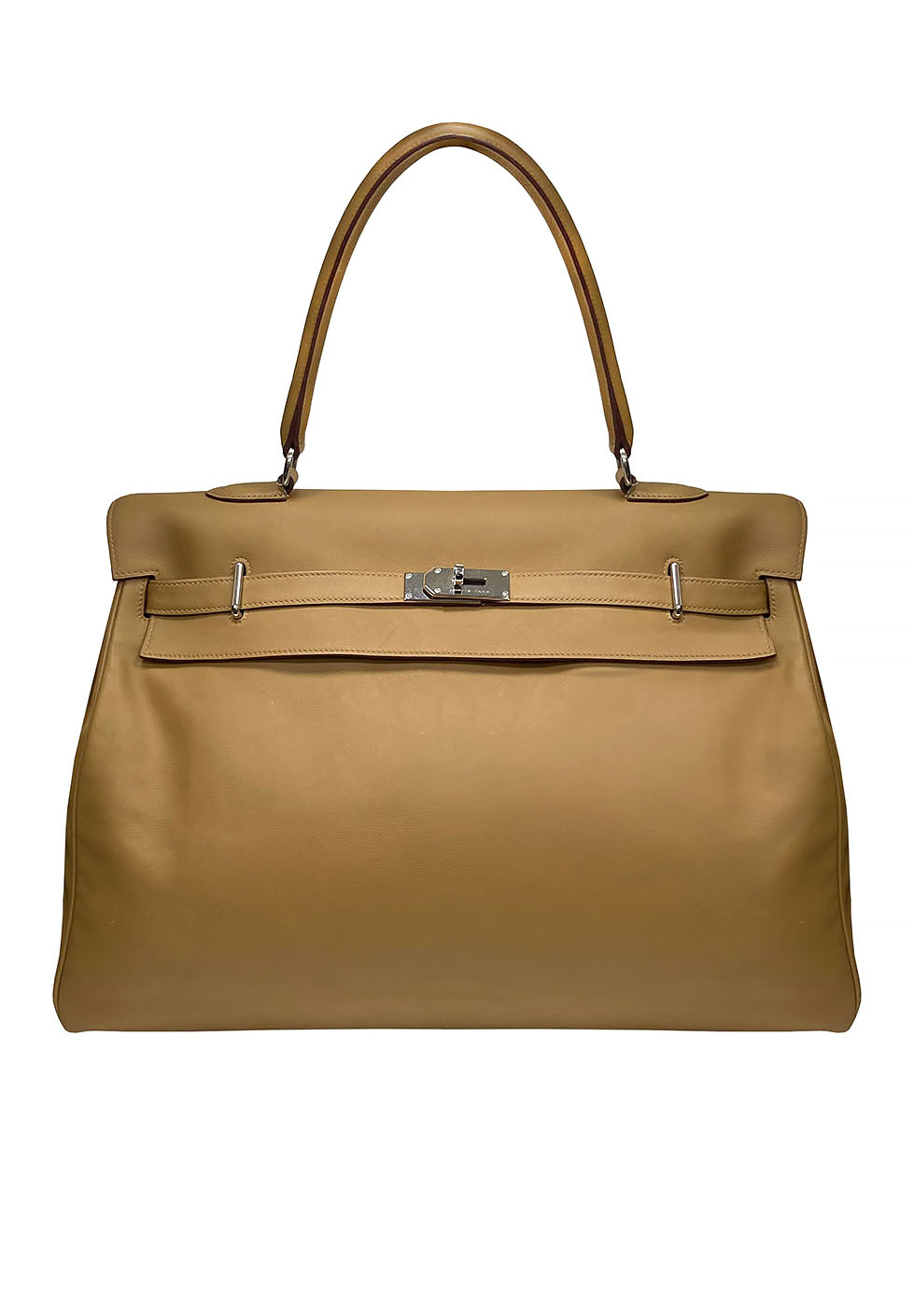 Сумка Hermès Kelly Voyage 50 Tabac Camel Swift