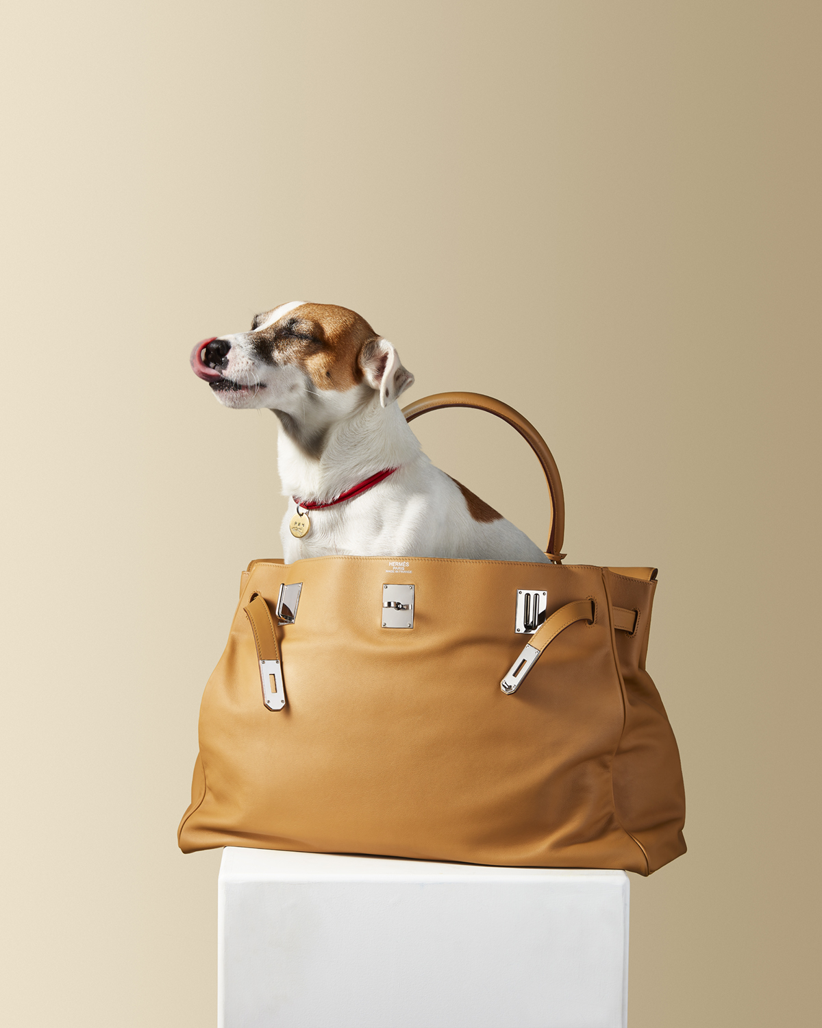 Сумка Hermès Kelly Voyage 50 Tabac Camel Swift