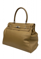 Сумка Hermès Kelly Voyage 50 Tabac Camel Swift