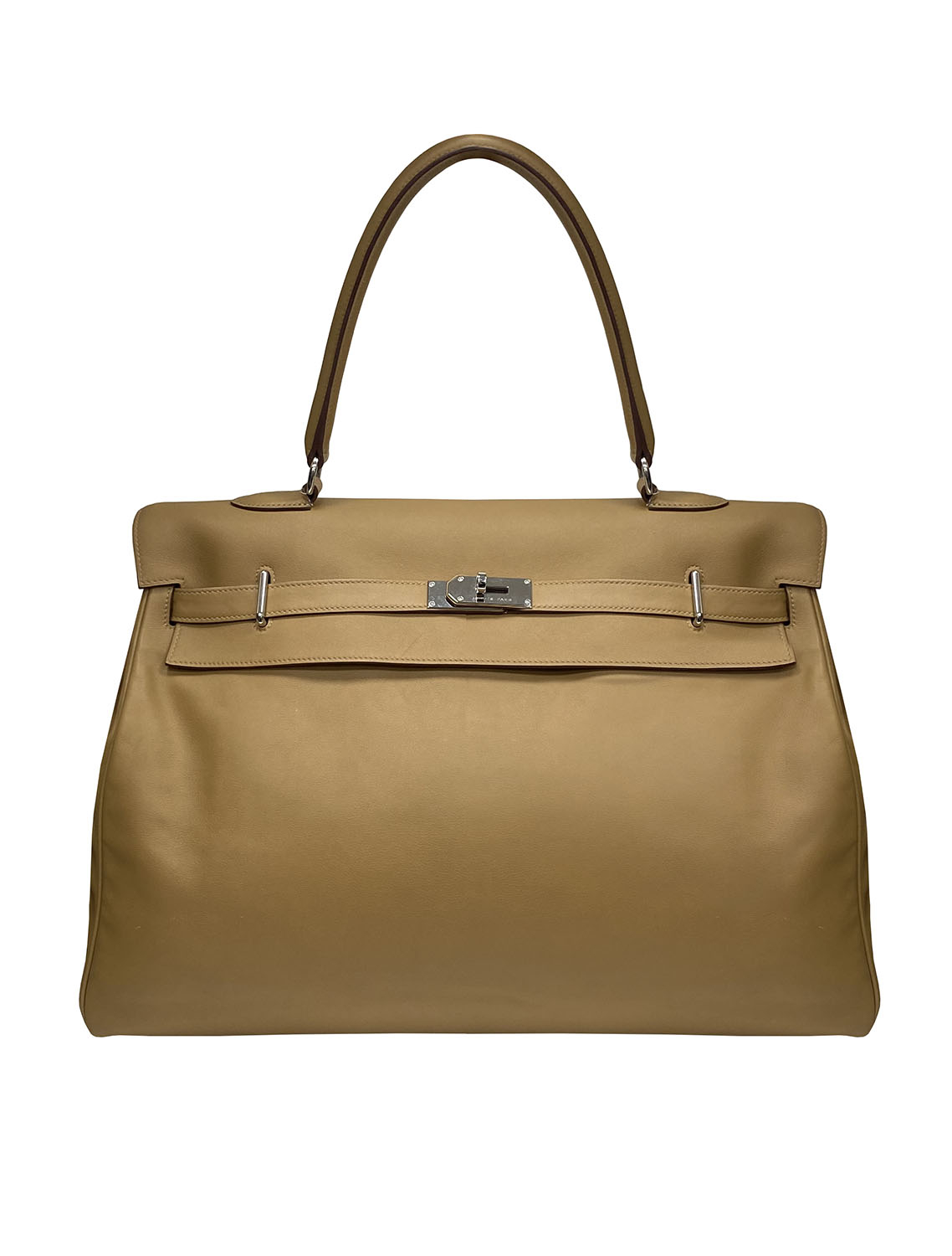 Сумка Hermès Kelly Voyage 50 Tabac Camel Swift