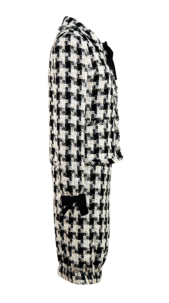 Твидовый костюм Chanel с бантами